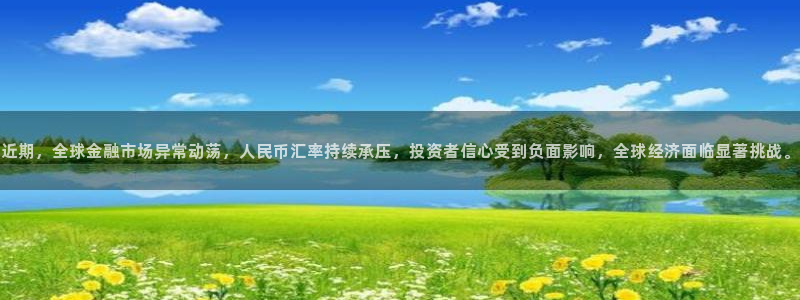 近期，全球金融市场异常动荡，人民币汇率持续承压，投资者信心受到负面影响，全球经济面临显著挑战。
