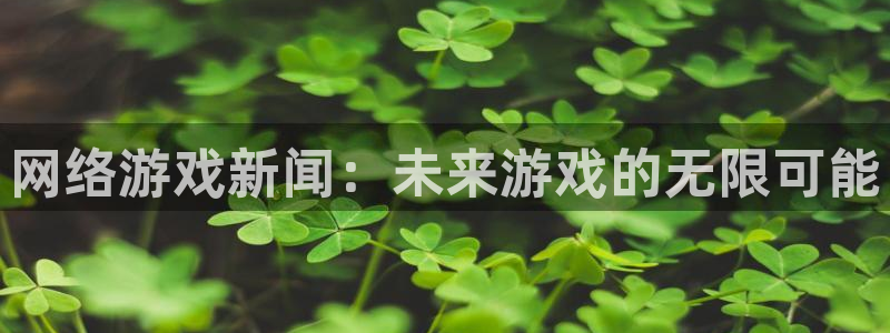 网络游戏新闻：未来游戏的无限可能